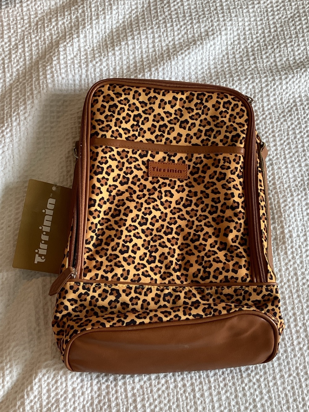Leopard‎ Print Brown wine  LunchBox